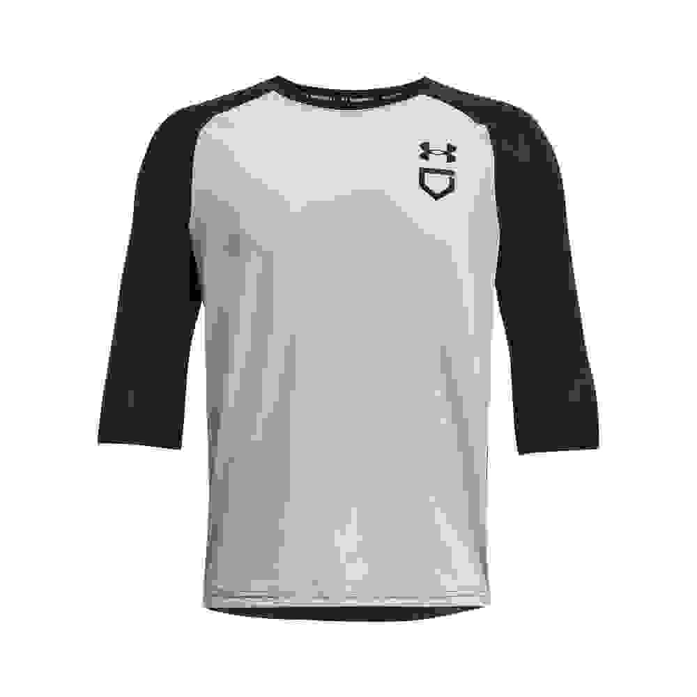 Under Armour Utility Big Boys' Grey/Black 2/3 Shirt